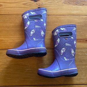 Bogs girls rain shoes